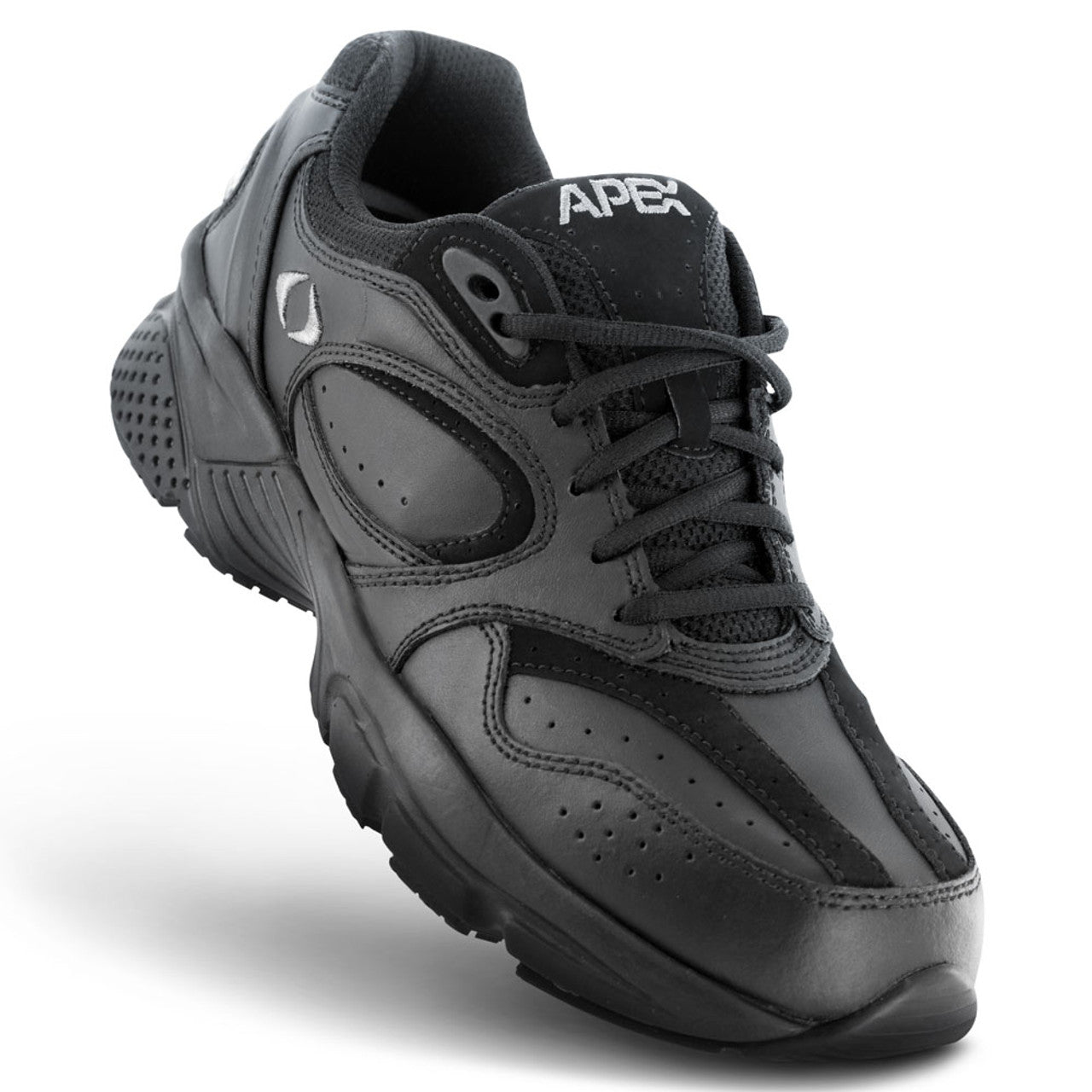 APEX Orthopedic Footwear (Men's Lace Walking Shoe - Black or White/Grey)