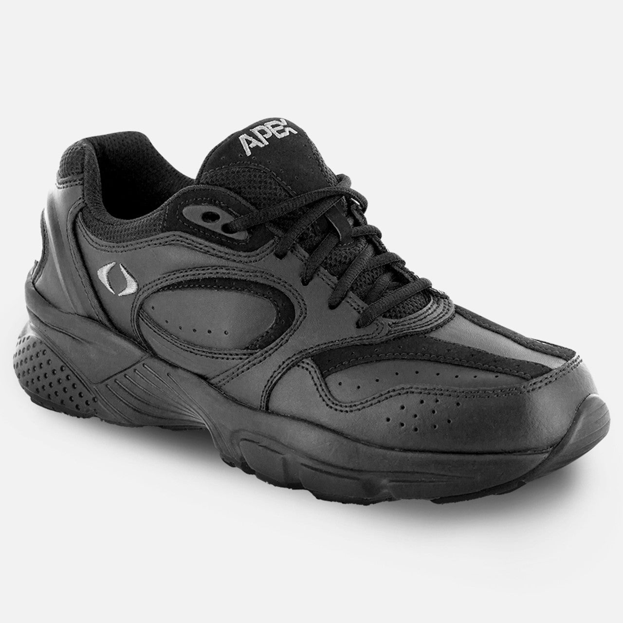 APEX Orthopedic Footwear (Men's Lace Walking Shoe - Black or White/Grey)