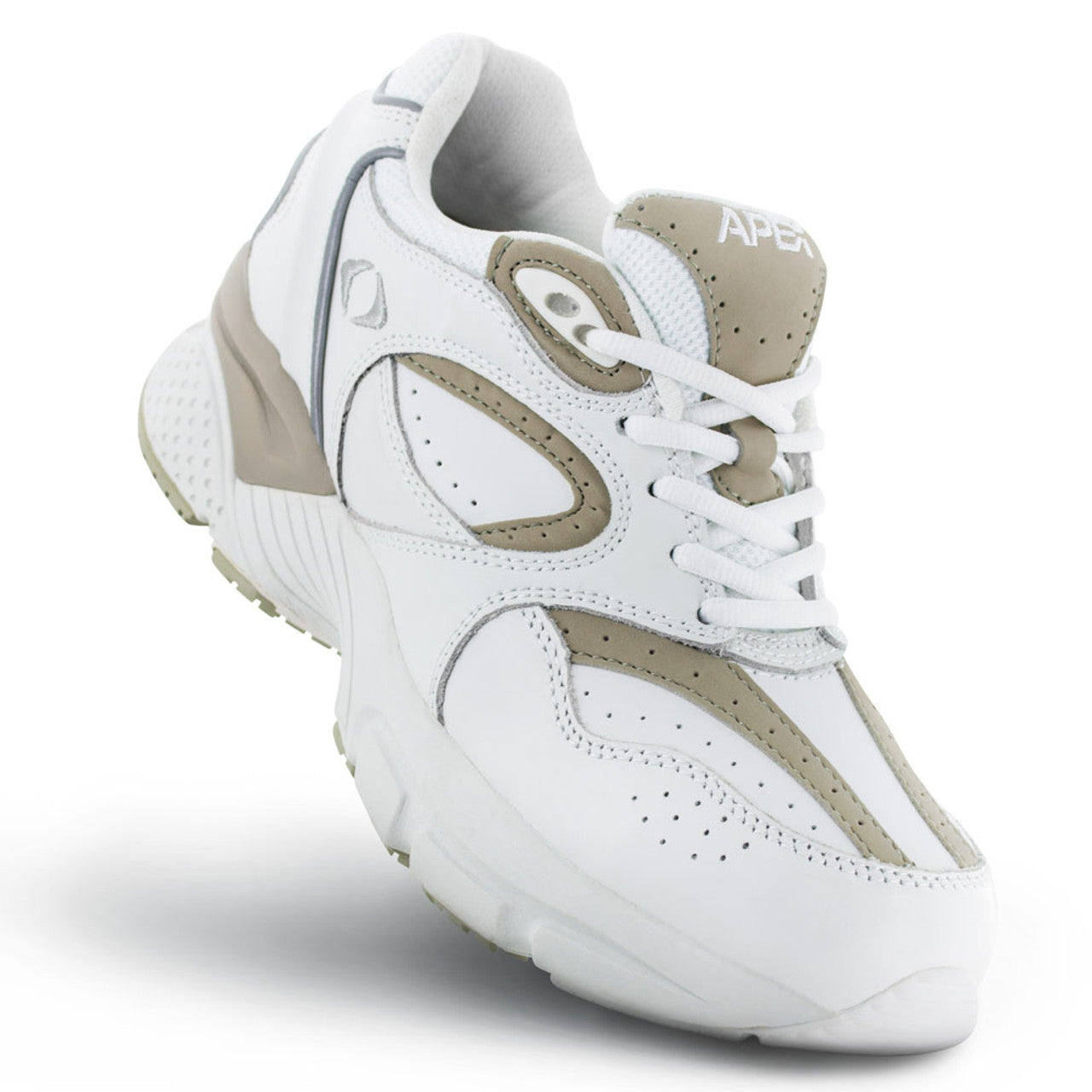 APEX Orthopedic Footwear (Men's Lace Walking Shoe - Black or White/Grey)